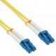 InLine 2m LC/LC OS2 2m LC LC Amarillo cable de fibra optica